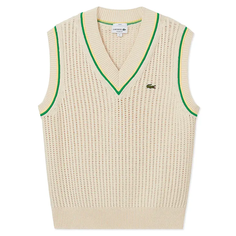 Майка Logo patch Vest LACOSTE, бежевый/зеленый
Майка Logo patch Vest LACOSTE, бежевый/зеленый