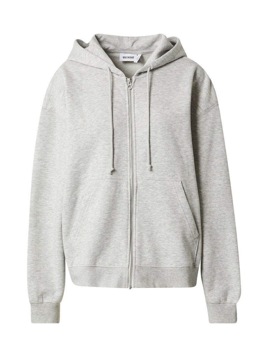 Толстовка с капюшоном на молнии WEEKDAY, серый
Толстовка с капюшоном на молнии WEEKDAY, серый