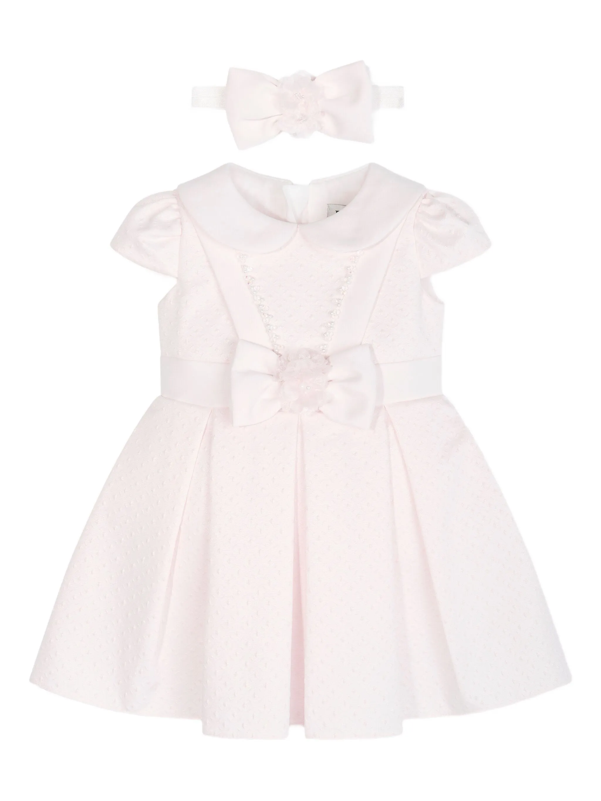 Платье с воротником Питер Пэн и бантом Dress & Fleur, розовый
Платье с воротником Питер Пэн и бантом Dress & Fleur, розовый