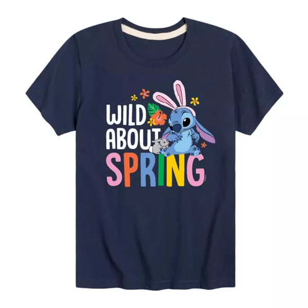 Футболка с принтом «Дикая весна» для мальчиков Лило и Стич 8-20 лет Disney, синий
Футболка с принтом «Дикая весна» для мальчиков Лило и Стич 8-20 лет Disney, синий