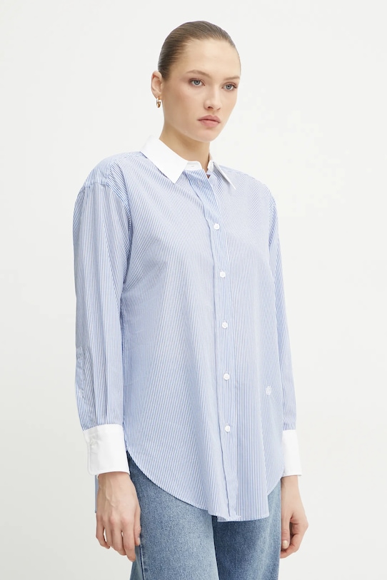 Хлопковая рубашка Boss, синий
Хлопковая рубашка Boss, синий