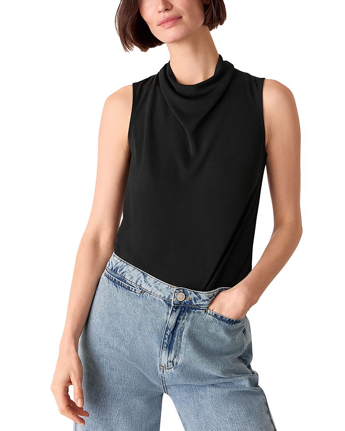 Безрукавка с капюшоном-воротником Whistles, черный
Безрукавка с капюшоном-воротником Whistles, черный