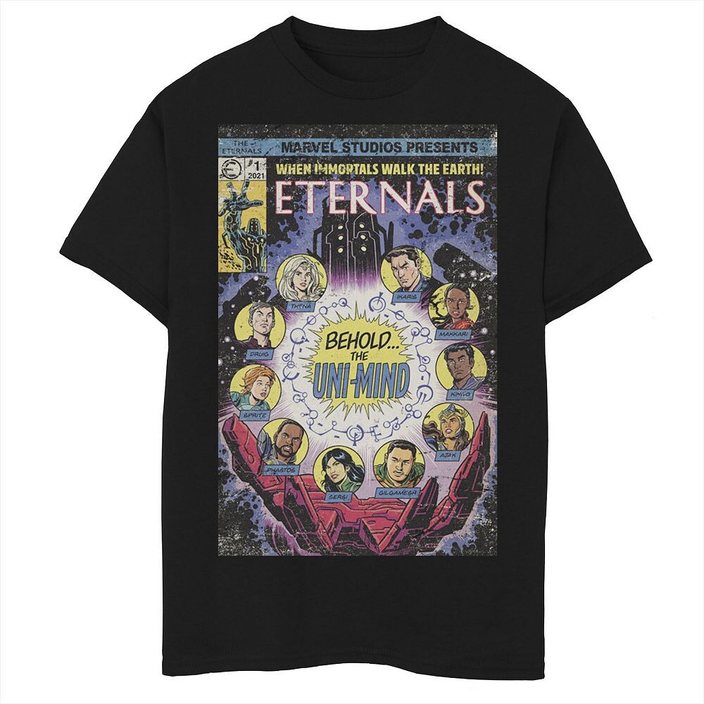 Футболка с графическим рисунком «Marvel Eternals Immortals Walk The Earth» для мальчиков 8–20 лет, обложка комиксов в стиле ретро Licensed Character, черный
Футболка с графическим рисунком «Marvel Eternals Immortals Walk The Earth» для мальчиков 8–20 лет, обложка комиксов в стиле ретро Licensed Character, черный