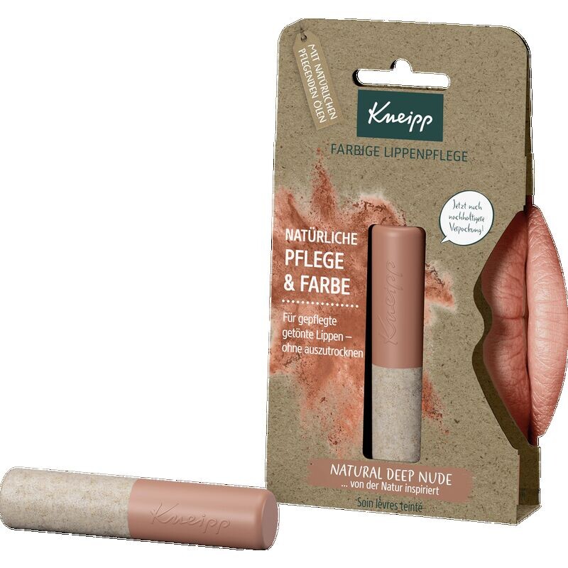 Цветной уход за губами Natural Deep Nude Kneipp, 3,5 g
Цветной уход за губами Natural Deep Nude Kneipp, 3,5 g