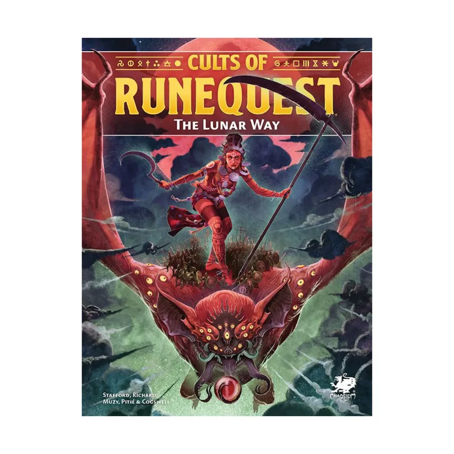 Cults of Runequest - The Lunar Way, RuneQuest (7th Edition) (Chaosium), твердый переплет
Cults of Runequest - The Lunar Way, RuneQuest (7th Edition) (Chaosium), твердый переплет