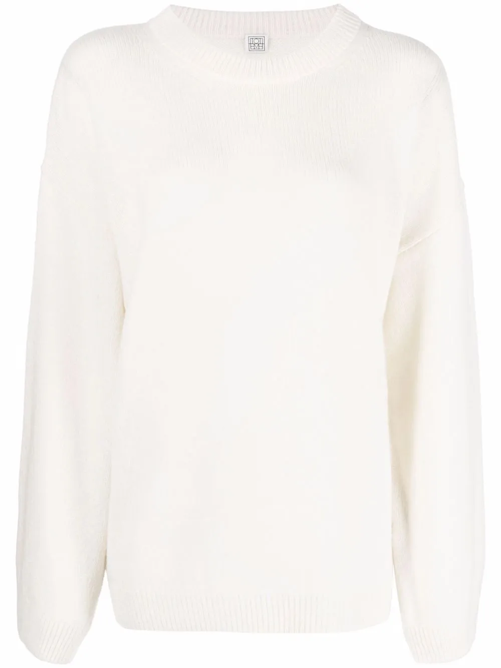 Джемпер с длинными рукавами и круглым вырезом TOTEME, нейтральный 
Джемпер с длинными рукавами и круглым вырезом TOTEME, нейтральный