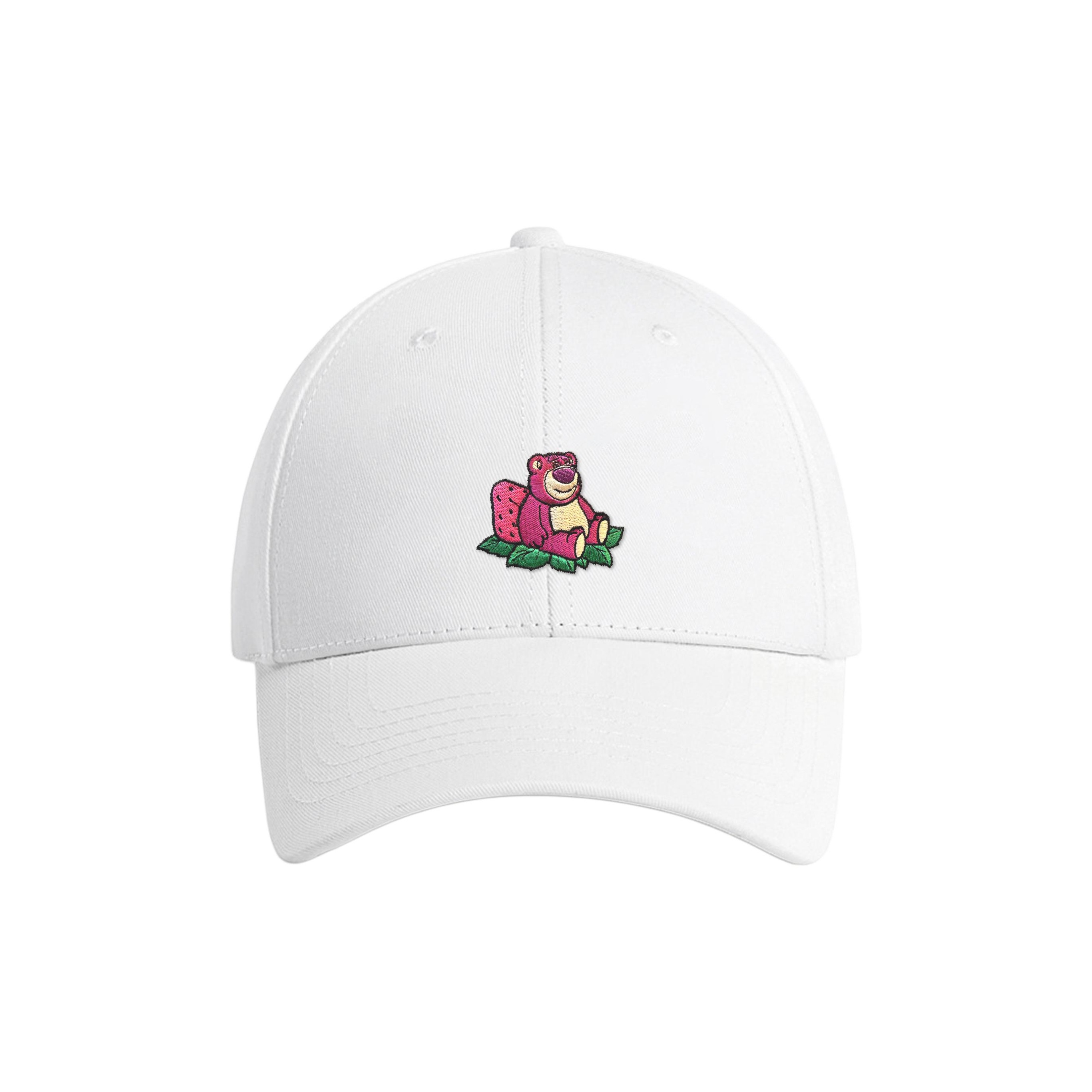 Disney Бейсболка хлопковая унисекс серии Strawberry Bear, White 
Disney Бейсболка хлопковая унисекс серии Strawberry Bear, White