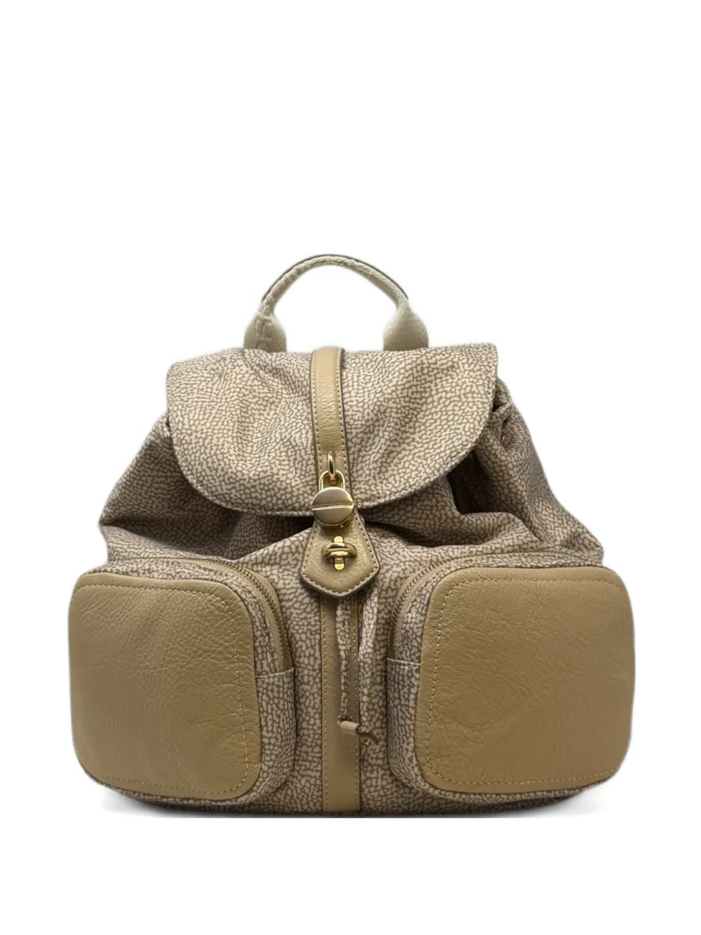 Рюкзак с принтом Borbonese, бежевый
Рюкзак с принтом Borbonese, бежевый