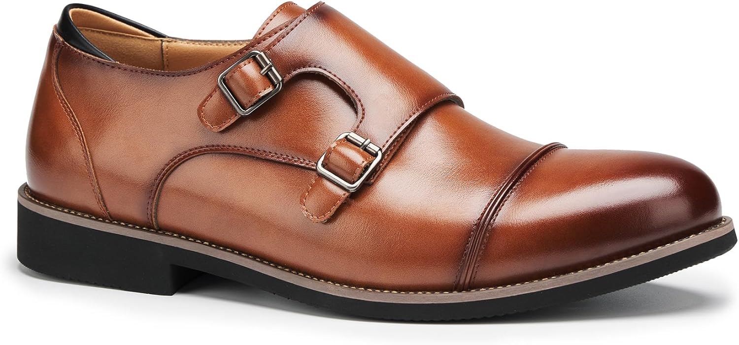 Мужские лоферы на ремешке-монахе Generic, коричневый
Мужские лоферы на ремешке-монахе Generic, коричневый