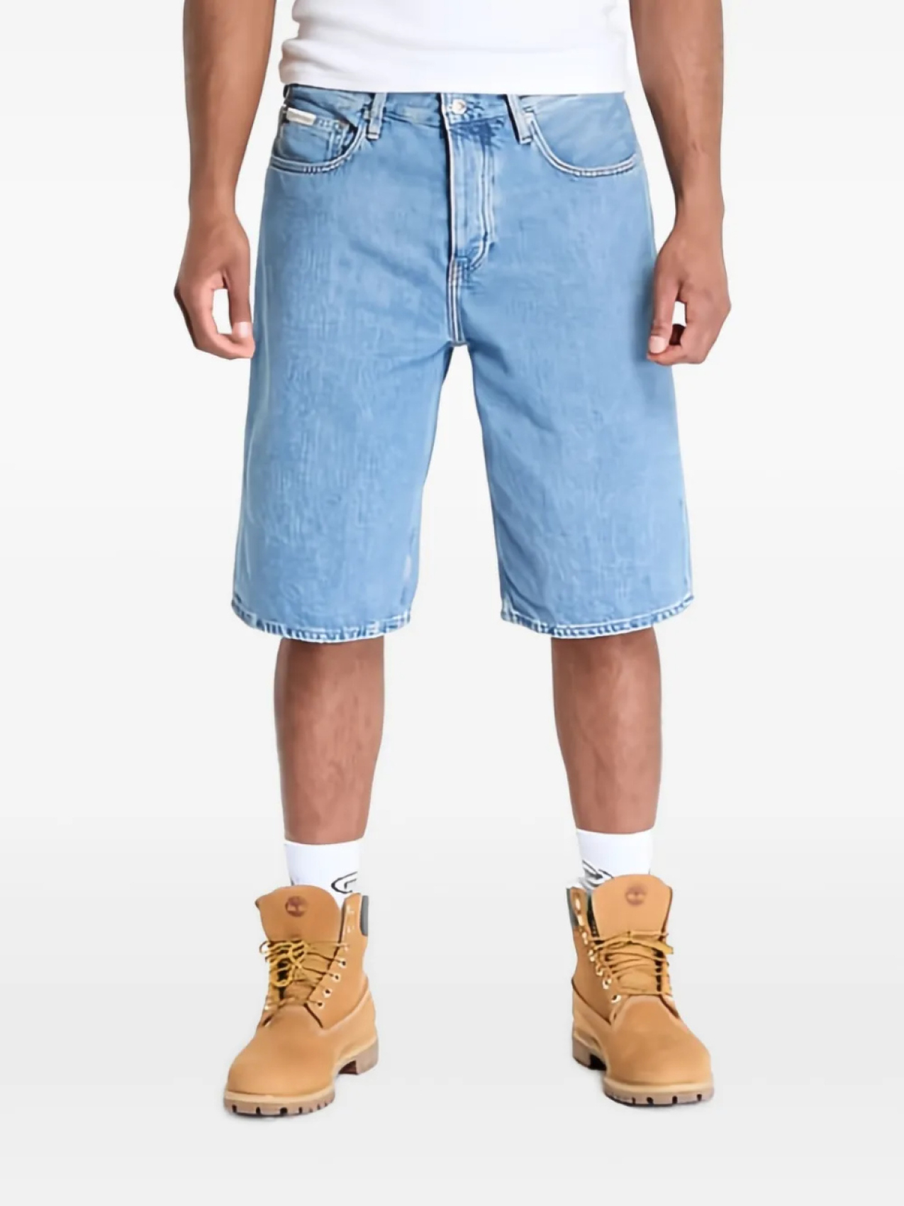 Calvin Klein Свободные джинсовые шорты, синий
Calvin Klein Свободные джинсовые шорты, синий