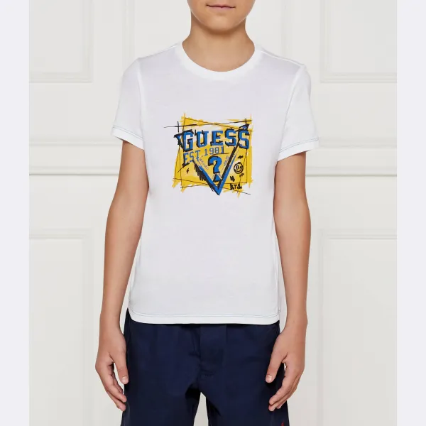 Футболка стандартного кроя Guess, белый
Футболка стандартного кроя Guess, белый