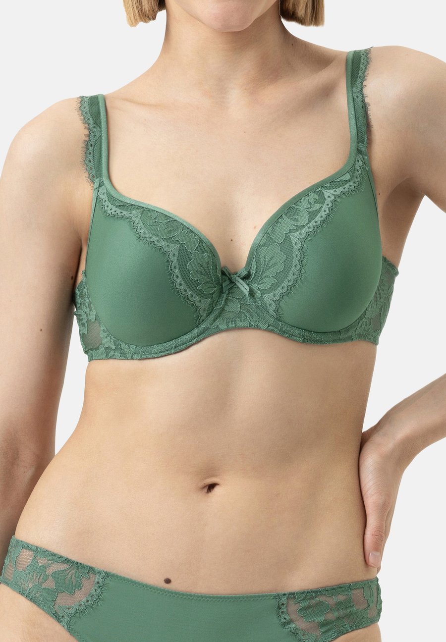 Бюстгальтер mey Underwired bra, Peat Moss/Dark Green
Бюстгальтер mey Underwired bra, Peat Moss/Dark Green