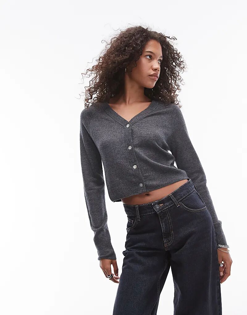 Кардиган капсульной структуры серого цвета Mango
Кардиган капсульной структуры серого цвета Mango