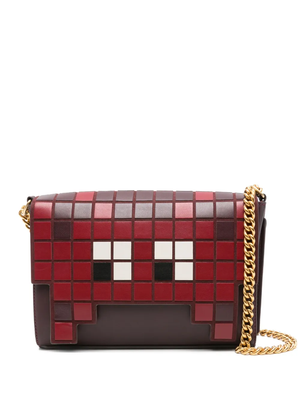 Сумка на плечо с цепочкой и пиксельным узором Anya Hindmarch, красный
Сумка на плечо с цепочкой и пиксельным узором Anya Hindmarch, красный