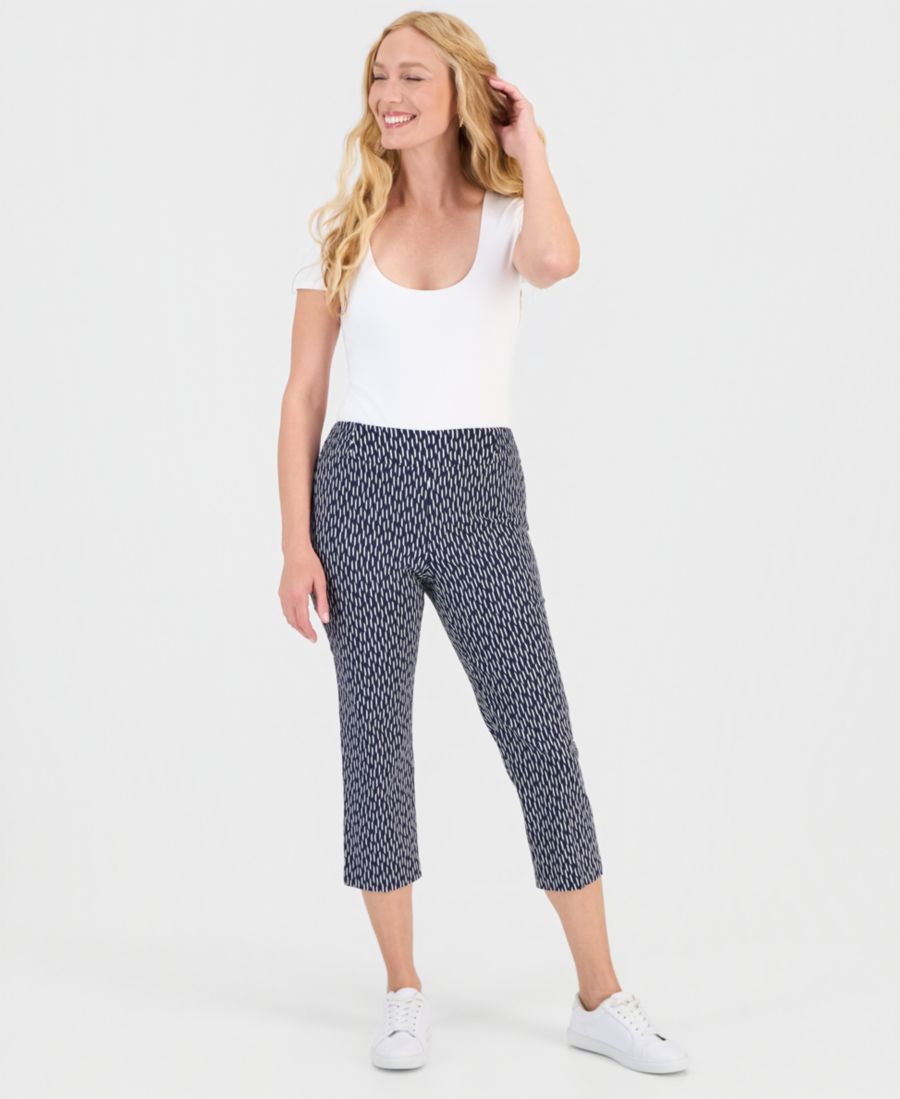 Женские брюки-капри с принтом JM Collection, Intrepid Blue Combo
Женские брюки-капри с принтом JM Collection, Intrepid Blue Combo