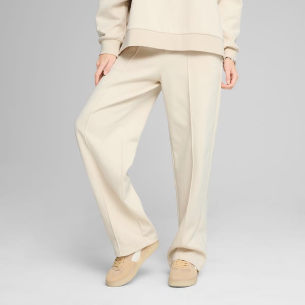 Женские прямые брюки с защипами Puma Wardrobe Essentials, белый
Женские прямые брюки с защипами Puma Wardrobe Essentials, белый