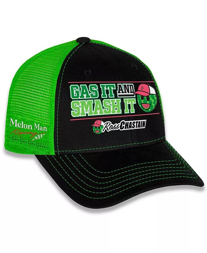 Мужская черная/зеленая шапка Ross Chastain Gas It Smash It Adjustable Checkered Flag Sports
Мужская черная/зеленая шапка Ross Chastain Gas It Smash It Adjustable Checkered Flag Sports