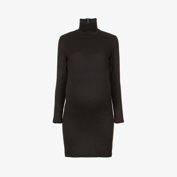 Мини-платье Nicole из эластичного джерси с высоким воротником Bumpsuit, черный
Мини-платье Nicole из эластичного джерси с высоким воротником Bumpsuit, черный