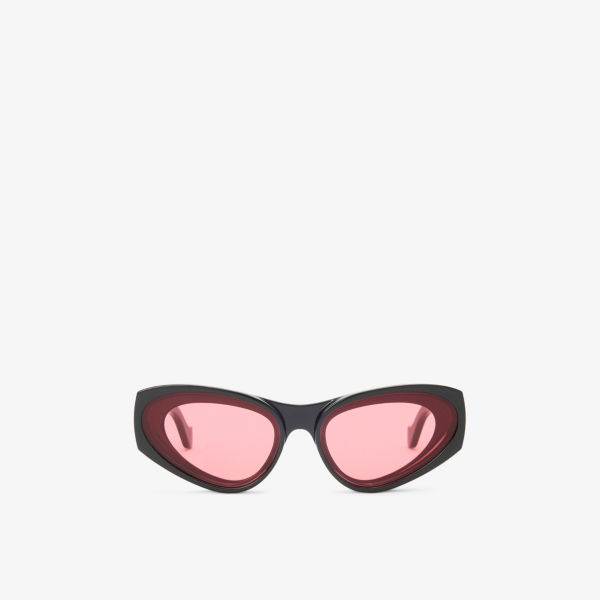 Солнцезащитные очки Loewe x Paula's Ibiza «кошачий глаз» из ацетата, черный 
Солнцезащитные очки Loewe x Paula's Ibiza «кошачий глаз» из ацетата, черный