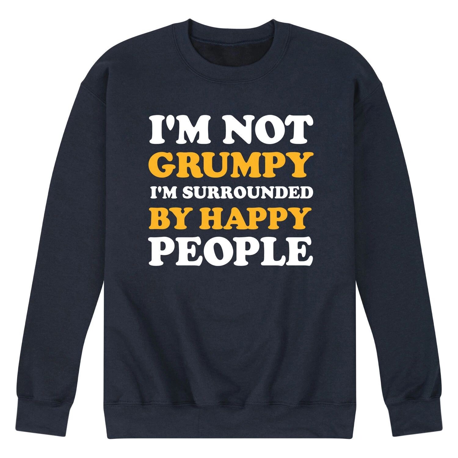 Мужской свитшот Not Grumpy Happy Licensed Character
Мужской свитшот Not Grumpy Happy Licensed Character