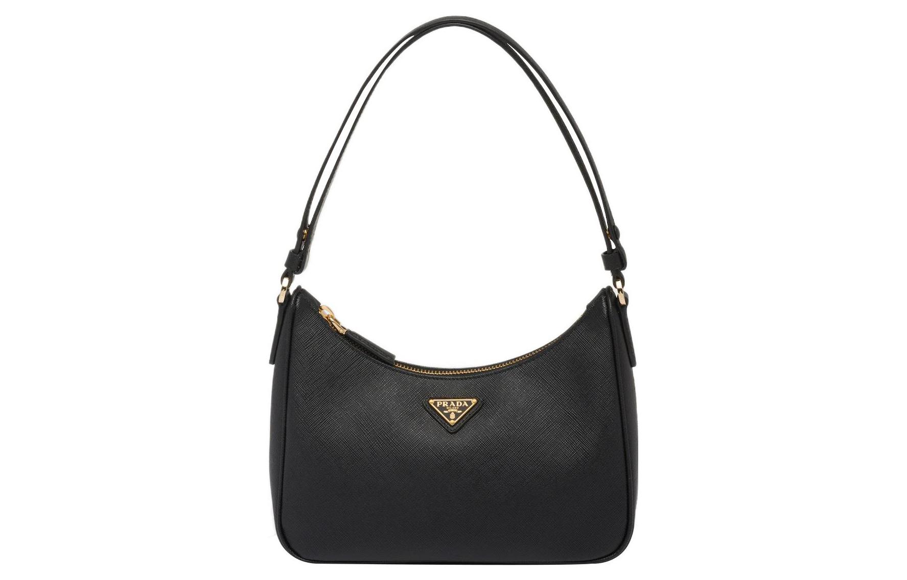 Хобо Сумка Через Плечо из Кожи Саффиано, Женская Сумка Через Плечо, Черная PRADA
Хобо Сумка Через Плечо из Кожи Саффиано, Женская Сумка Через Плечо, Черная PRADA