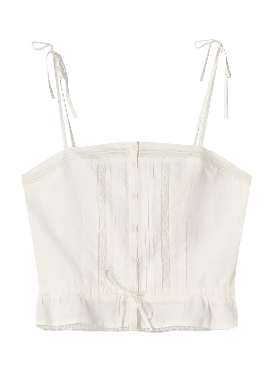 Топ Bershka, White
Топ Bershka, White