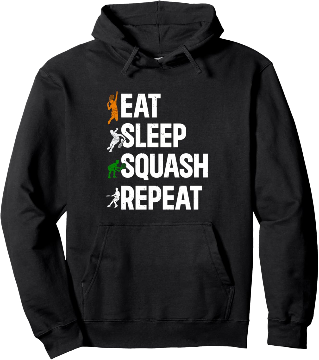 Игрок в сквош. Игра в сквош - Ешь, спи, играй в сквош, повторяй. Толстовка Squash Player Squash Sport, черный
Игрок в сквош. Игра в сквош - Ешь, спи, играй в сквош, повторяй. Толстовка Squash Player Squash Sport, черный