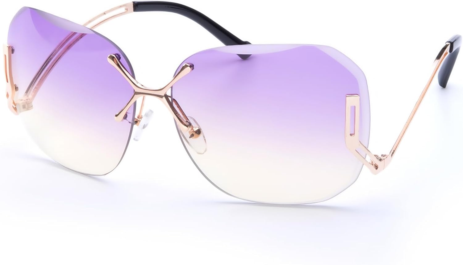 Женские круглые солнцезащитные очки ICARA с алмазной огранкой – увеличенные очки с защитой от УФ-излучения для пляжа, вождения и в качестве модного аксессуара, Gradient Light Purple
Женские круглые солнцезащитные очки ICARA с алмазной огранкой – увеличенные очки с защитой от УФ-излучения для пляжа, вождения и в качестве модного аксессуара, Gradient Light Purple