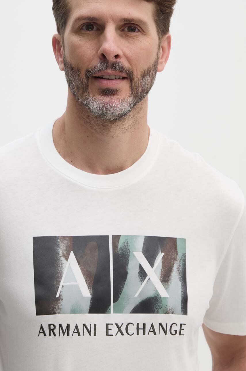 Хлопковая футболка Armani Exchange, белый
Хлопковая футболка Armani Exchange, белый
