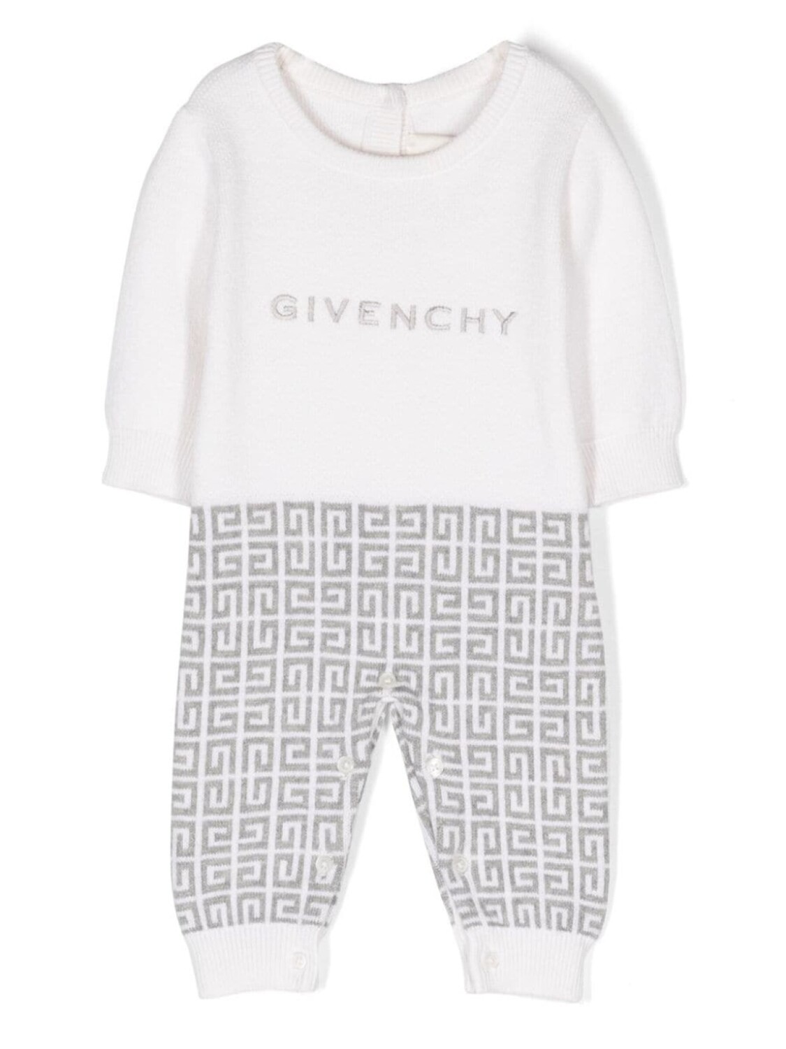 Givenchy Kids ромпер с логотипом, белый
Givenchy Kids ромпер с логотипом, белый