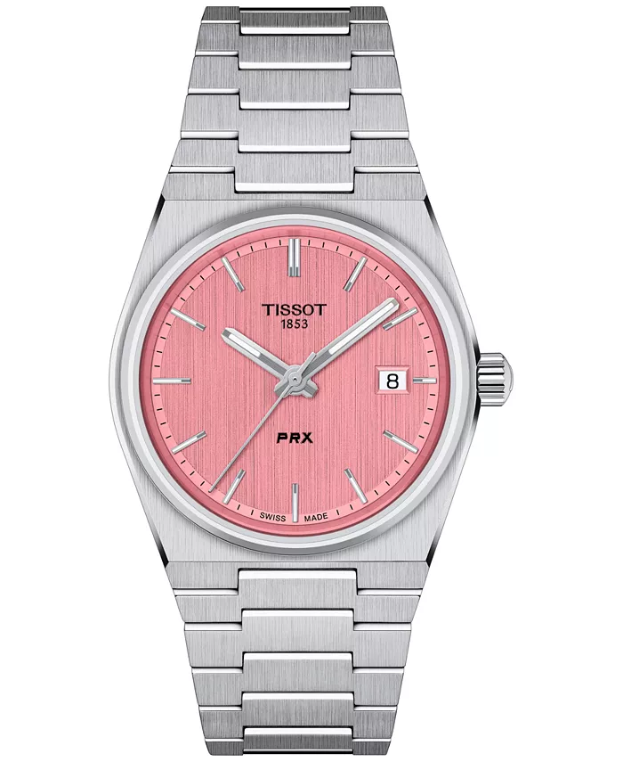 Женские часы Swiss PRX на стальном браслете, 35 мм Tissot
Женские часы Swiss PRX на стальном браслете, 35 мм Tissot