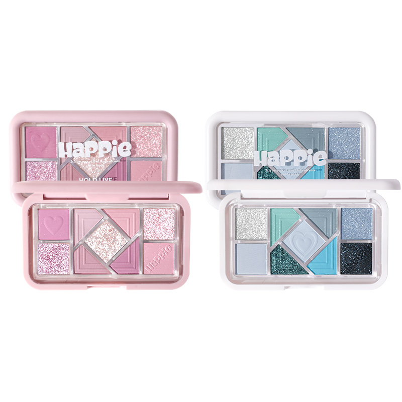 Hold Live Маленькая розовая палетка с девятью цветами теней для век, легко растушевываются, шиммер, натуральный
Hold Live Маленькая розовая палетка с девятью цветами теней для век, легко растушевываются, шиммер, натуральный