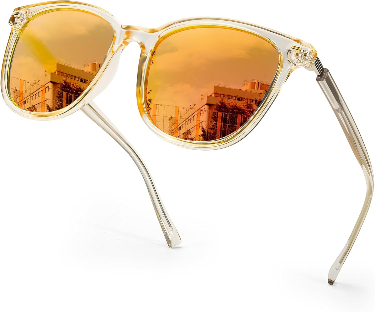 Солнцезащитные очки SIPHEW увеличенного квадратного размера для женщин | Легкие модные солнцезащитные очки со 100% защитой от УФ-излучения UV400 | Модные зеркальные линзы, B07- Grey Frame, Gold Mirrored-lens
Солнцезащитные очки SIPHEW увеличенного квадратного размера для женщин | Легкие модные солнцезащитные очки со 100% защитой от УФ-излучения UV400 | Модные зеркальные линзы, B07- Grey Frame, Gold Mirrored-lens