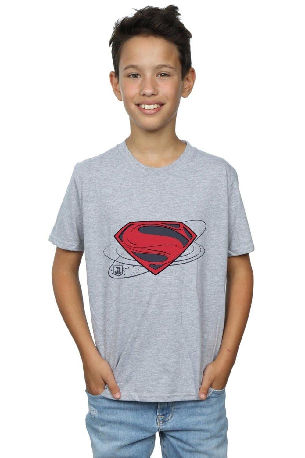 Футболка с логотипом «Лига справедливости» и «Супермен» DC Comics, серый
Футболка с логотипом «Лига справедливости» и «Супермен» DC Comics, серый