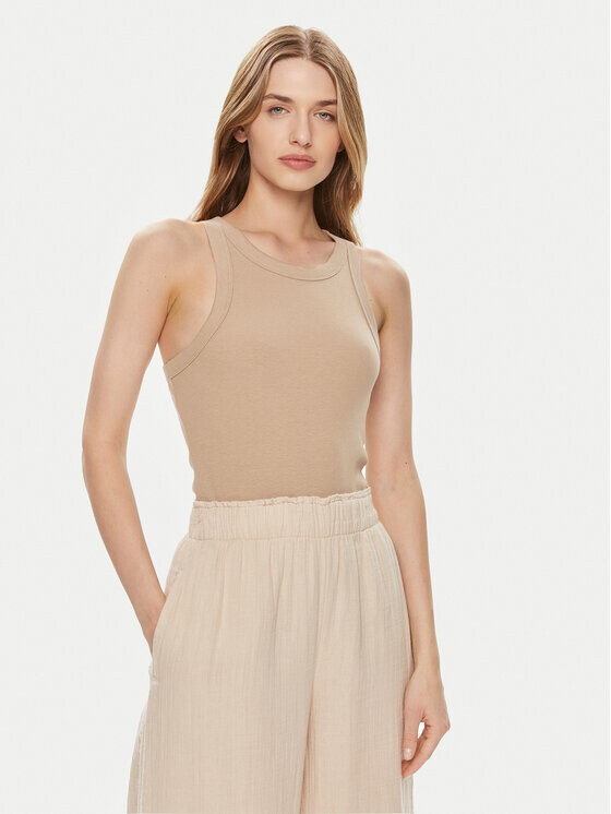 Топ стандартного кроя Gap, бежевый
Топ стандартного кроя Gap, бежевый