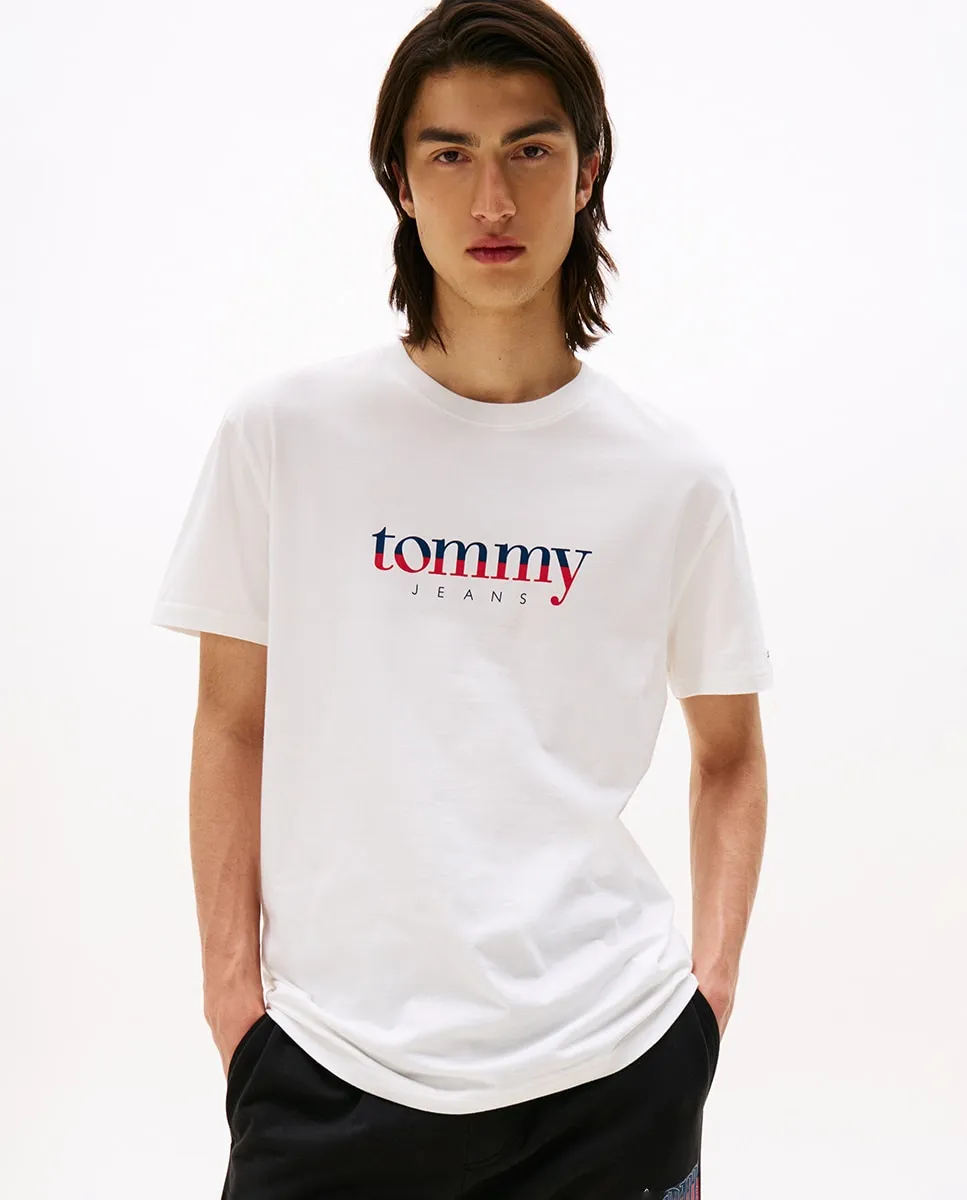 Футболка мужская стандартного кроя с коротким рукавом Tommy Jeans, белый
Футболка мужская стандартного кроя с коротким рукавом Tommy Jeans, белый