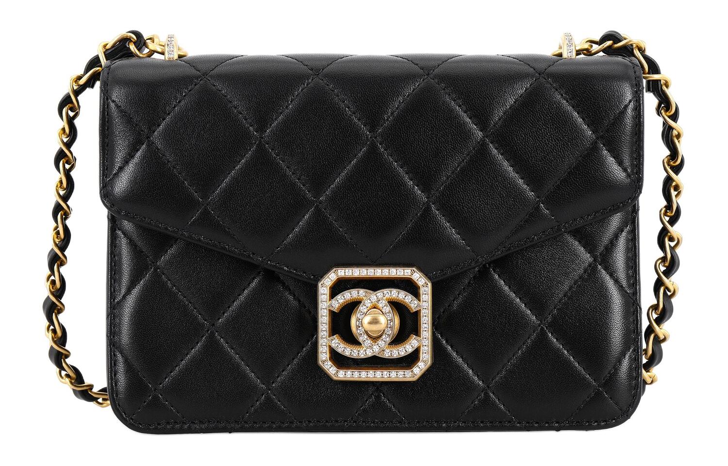 CHANEL Миниатюрный женский плечевой рюкзак из зимней овчины черный 
CHANEL Миниатюрный женский плечевой рюкзак из зимней овчины черный