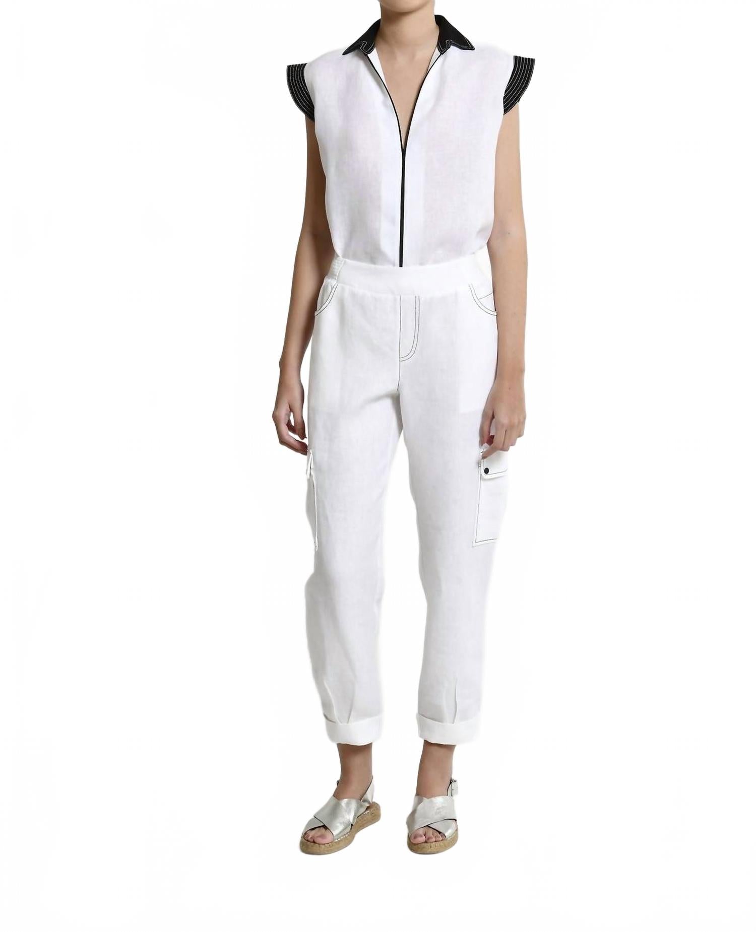 Пиза Слим Лег Брюки в белом MPM
Пиза Слим Лег Брюки в белом MPM