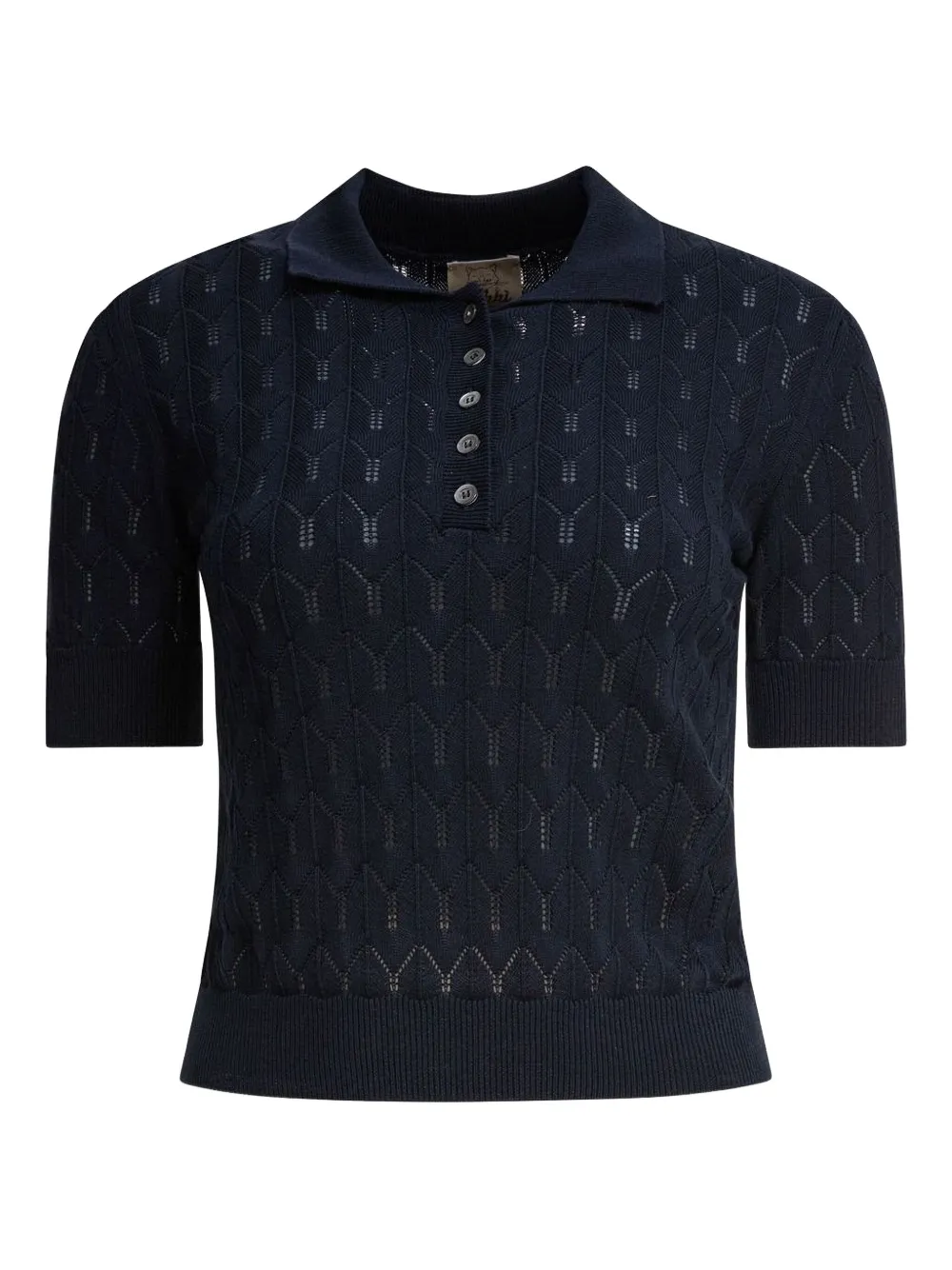 Трикотажный топ-поло RAKKI, синий
Трикотажный топ-поло RAKKI, синий