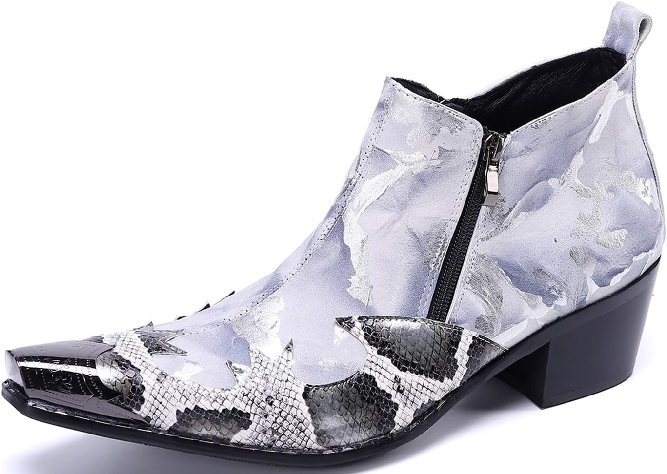 Мужские ботинки челси Santimon - кожаные ковбойские ботинки до щиколотки с металлическим носком, пряжками и молнией - двухцветные, для торжественных случаев и повседневной носки, вечеринок, дискотек, свадеб, выпускных и выступлений, серый
Мужские ботинки челси Santimon - кожаные ковбойские ботинки до щиколотки с металлическим носком, пряжками и молнией - двухцветные, для торжественных случаев и повседневной носки, вечеринок, дискотек, свадеб, выпускных и выступлений, серый