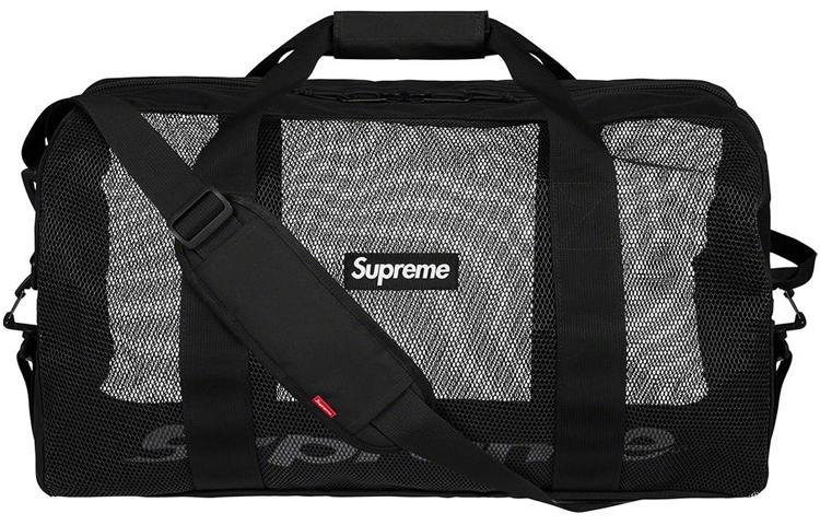 Supreme Сетчатая спортивная сумка унисекс черная
Supreme Сетчатая спортивная сумка унисекс черная