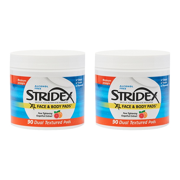 Прокладки с салициловой кислотой Stride для ухода за кожей увлажняющие для всех типов кожи 90 шт/упаковка STRIDEX, body care cotton sheets 90 sheets * 2 boxes
Прокладки с салициловой кислотой Stride для ухода за кожей увлажняющие для всех типов кожи 90 шт/упаковка STRIDEX, body care cotton sheets 90 sheets * 2 boxes