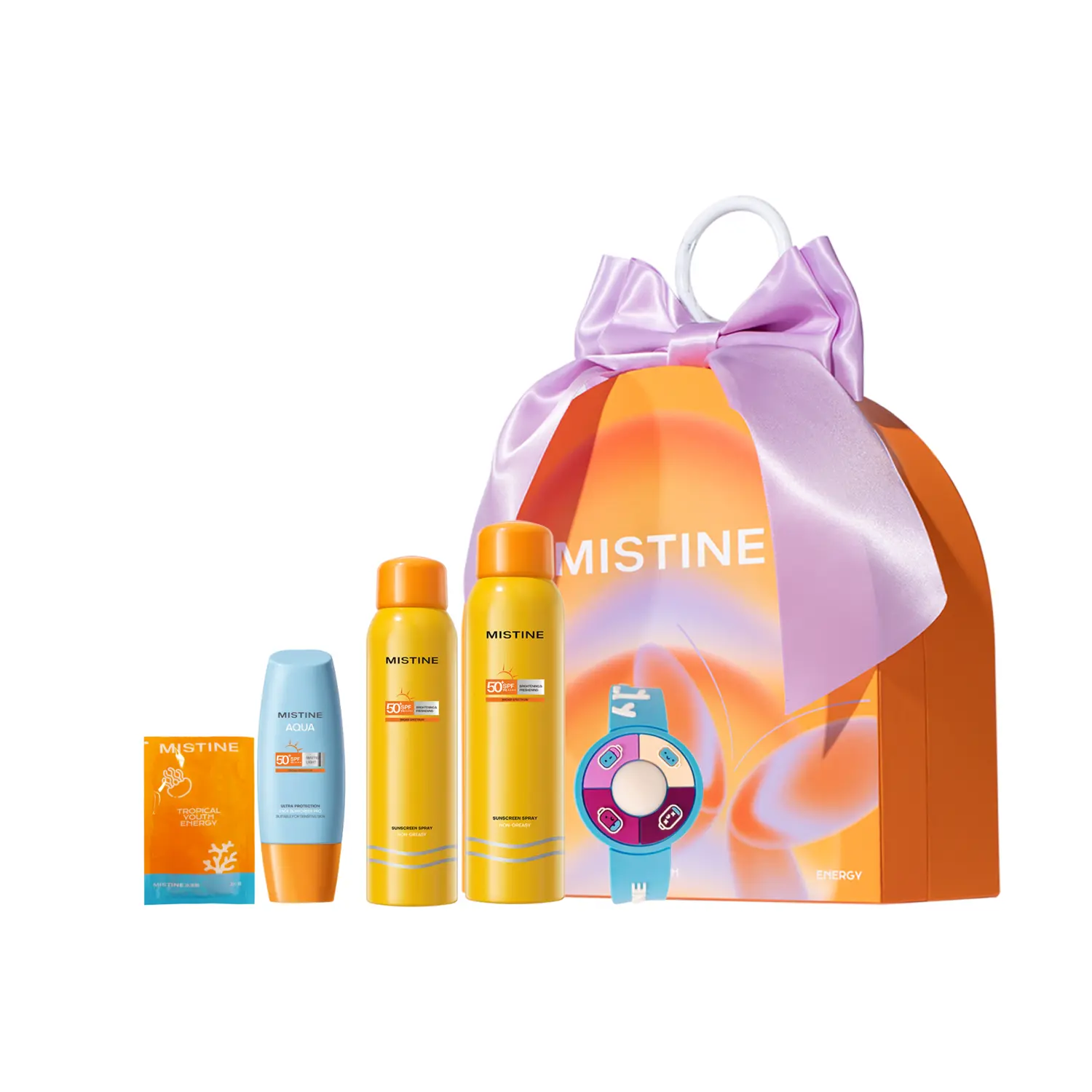 Набор для защиты кожи от солнца в ежедневных поездках праймер с защитой от уф-излучения освежающий успокаивающий Mistine
Набор для защиты кожи от солнца в ежедневных поездках праймер с защитой от уф-излучения освежающий успокаивающий Mistine