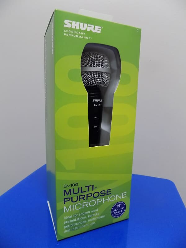 Динамический микрофон Shure SV100-W
Динамический микрофон Shure SV100-W