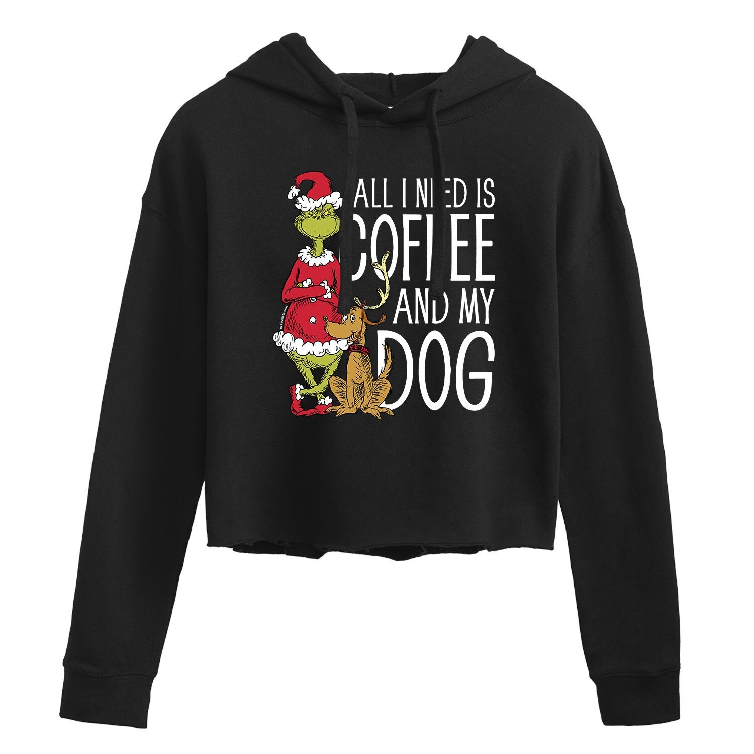 Укороченная худи с графическим рисунком «Все, что мне нужно — это кофе» для юниоров Dr. Seuss's The Grinch Licensed Character
Укороченная худи с графическим рисунком «Все, что мне нужно — это кофе» для юниоров Dr. Seuss's The Grinch Licensed Character