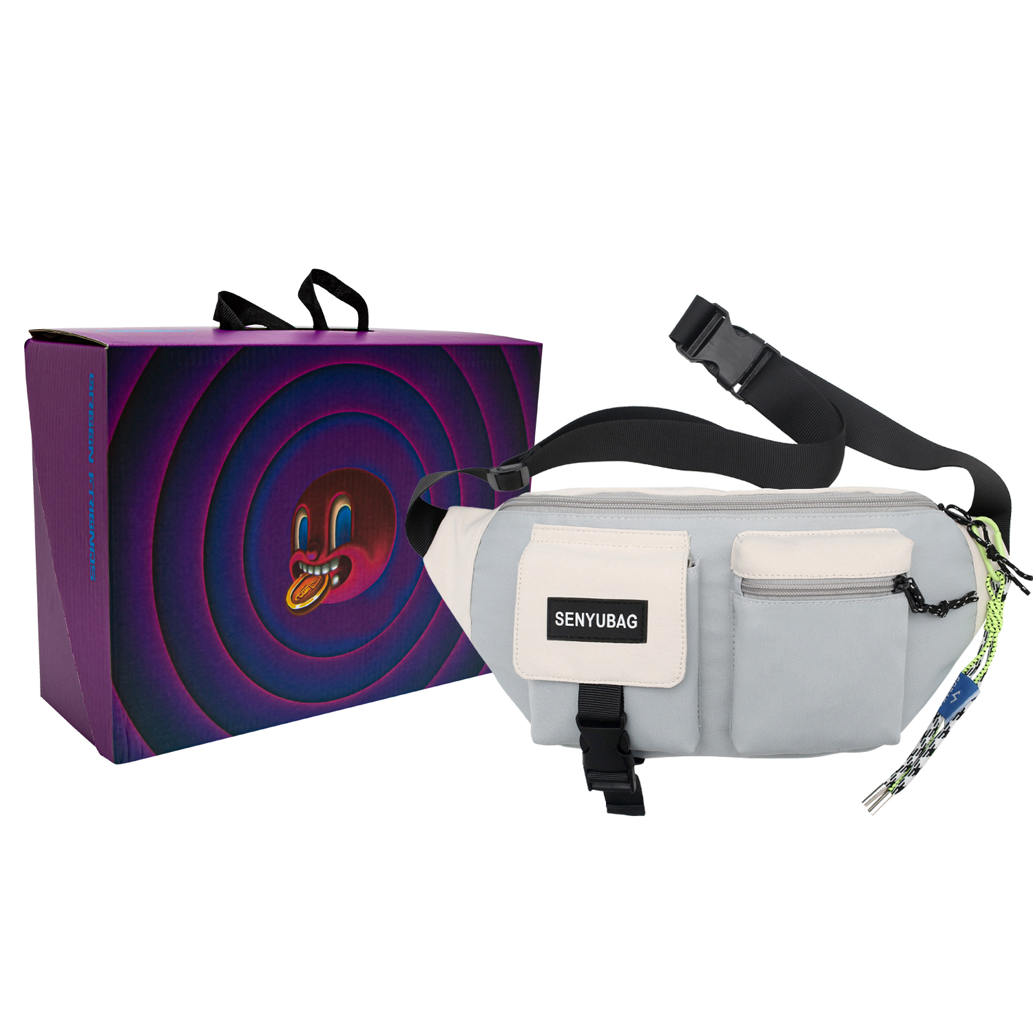 GF Джинсовый поясной рюкзак унисекс синий, White Gray Box
GF Джинсовый поясной рюкзак унисекс синий, White Gray Box