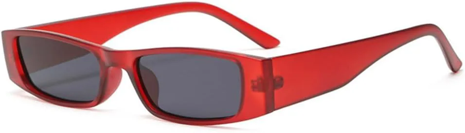 Модные маленькие прямоугольные солнцезащитные очки для женщин, ретро-очки, трендовые солнцезащитные очки для мужчин, защита от УФ-излучения UV400 TYUVIVO, Red Gray
Модные маленькие прямоугольные солнцезащитные очки для женщин, ретро-очки, трендовые солнцезащитные очки для мужчин, защита от УФ-излучения UV400 TYUVIVO, Red Gray