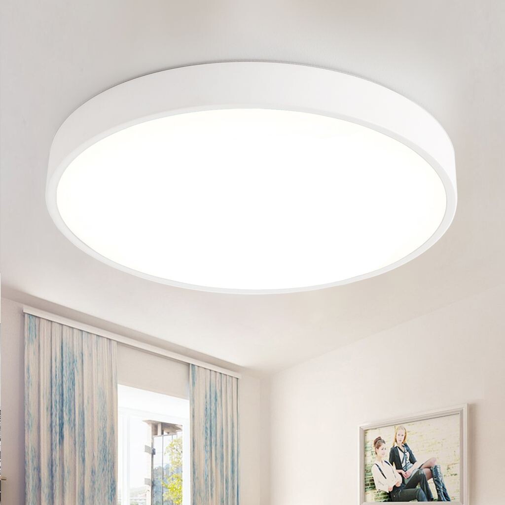 Style home Светодиодный потолочный светильник мощностью 24 Вт Ультратонкий Ø30x4 см, современный круглый светильник для гостиной, спальни, кухни, офиса, прихожей (белый)
Style home Светодиодный потолочный светильник мощностью 24 Вт Ультратонкий Ø30x4 см, современный круглый светильник для гостиной, спальни, кухни, офиса, прихожей (белый)