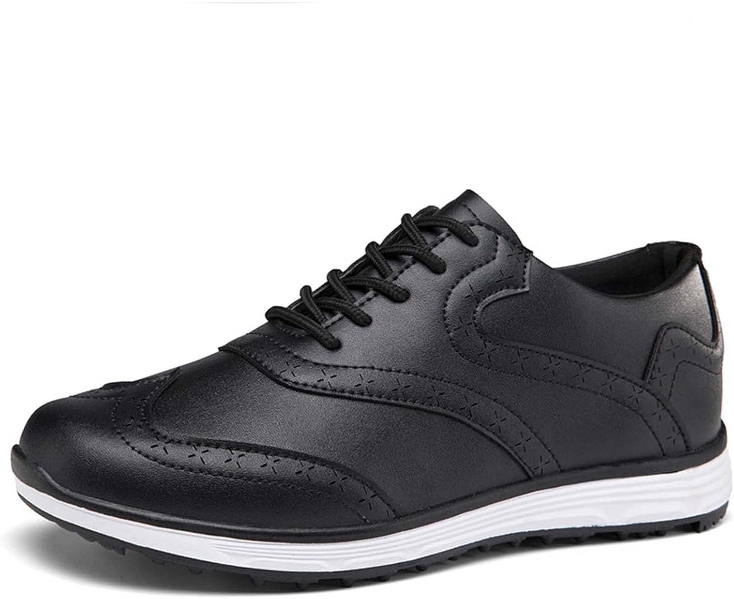 Гольф обувь для мужчин большого размера, кожаные водонепроницаемые кроссовки для гольфа без шипов, противоскользящая обувь для ходьбы Vibliss, черный
Гольф обувь для мужчин большого размера, кожаные водонепроницаемые кроссовки для гольфа без шипов, противоскользящая обувь для ходьбы Vibliss, черный