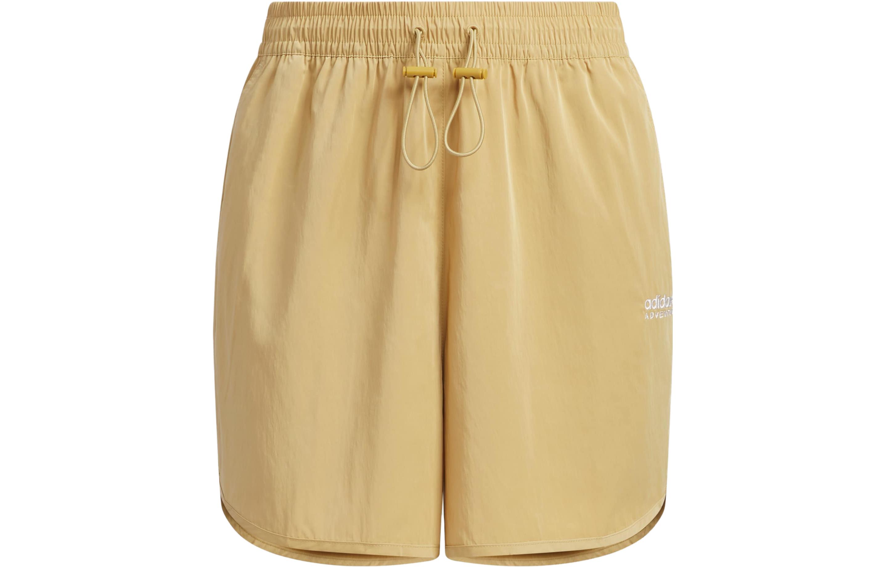 Женские спортивные шорты Adidas Originals светло-золотистого белого цвета
Женские спортивные шорты Adidas Originals светло-золотистого белого цвета